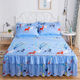 Baomei (BAOMEI) bed skirt single piece bed sheet bedspread Simmons anti-slip protective cover double-sided bedding bed skirt 1-Spring Breeze Dream 120*200 bed skirt single piece