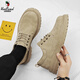 Région occidentale Camel (Vancamel) Chaussures pour hommes de printemps Chaussures en cuir décontractées Travail de travail de travail de travail de travail