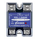 XMSJ40A固态继电器220V交流小型12V24V100a直流控交流模块SSR-1D4840 单相直流控交流10DA 单相10DA