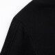 HLA Hailan House double collar sweater men's skin-friendly and comfortable fake two-piece autumn Korean fashion long-sleeved pullover HNTJD3Q001A black (01) 175/92A (50)