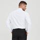 DIBINZE Camisa blanca de gran tamaño Hombres Manaje largo