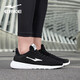 Hongxing Erke Men's Shoes Sports Shoes Comfortable Casual Running Shoes Light Soft Soled Mesh Shoes Jogging Shoes Men's Black/White 41
