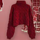 Xuan Fanduo Femme Étudiant des vêtements d'hiver Vêtements d'hiver Suit de Noël Suisse de Noël entier Robe de tempérament rouge Nouvel An Sweater de Croix-Rouge + Jupe à croustille rouge 6627 S Recommandé 70-85 Jin [Jin est égal à 0,5 kg]