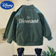 Disney (Disney) Boys Baseball Jacke 2025 Neue modische Jungen Frühling und Herbstjacke mittelgroß und großer Kinder Herbst Dünne Stil Handsome Khaki Heavy Industry Sticked Jacket 130