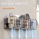 
Siji Muge bathroom storage rack bathroom toothbrush rack bathroom pendant hook gun ash multi-function punch-free storage rack