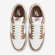 Nike (Nike) Dunk Low Retro Prm Herren weiß braun niedriger Top Leichtes Sportschuhe DD1390-100 41