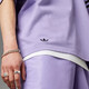 Adidas Clover T-shirt à manches courtes pour hommes 2025 Été Nouvelles vêtements de sport lâche rond coule décontracté à épaule basse supérieure demi-manche coton pur hr3291 violet s