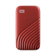 
Western Digital (WD) NVMe Mobile Solid State Drive (PSSD) My Passport SSD type-c interface 1050MB/s Star Fire Red-(Transmission speed 1050MB/s) 2TB (Official standard)