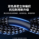 绿联超六类网线 CAT6A类纯铜万兆成品编织线2米 家用电脑网络宽带连接跳线8芯双绞线兼容2.5g黑色35801
