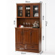 Jiayi sideboard solid wood wine cabinet bowl cabinet tea cabinet microwave cabinet kitchen storage cabinet