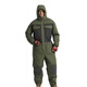 Wind Hunter Winter Outdoor Fishing Suit Down Windproof Jumpsuit Thickened Ice Fishing Warm Cotton Suit Sea Fishing Waterproof Coldproof Suit Military Green Meter Level Down Jumpsuit 2XL