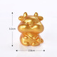Collection of items: A book of micro landscape twelve zodiac signs resin ornaments rat, ox, tiger, rabbit, dragon, snake, horse, sheep, monkey, chicken, dog, pig, small ornaments birthday gift, golden set/12 (gift box) 12 zodiac signs birthday children's day gift
