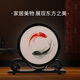Yihan Han Kaifeng Bian embroidery ornaments double-sided embroidery crafts Chinese special gifts for foreign customers gifts meeting gifts Ruyi-Tai Chi Fish