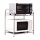 Renjuyi steel microwave oven shelf storage rack small appliances double-layer countertop desktop household floor-standing kitchen oven cabinet double-layer single board 55 long 35 wide 55 high - 304 stainless steel