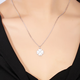 Yuanshengfu new PT950 fashionable honeycomb four-leaf clover platinum pendant genuine romantic platinum necklace gift 2.71g