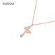AJIDOU Ajidou spring new fashion elegant butterfly necklace smart sparkling romantic clavicle chain gift birthday