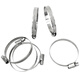 Hesdig JG-632 304 stainless steel German style hose clamp clamp clamp tightening clamp pipe clamp fastener 14-27 (10 pieces/pack) Beijing warehouse flash delivery