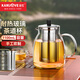 KAMJOVE teapot elegant cup heat-resistant glass tea set kung fu office flower teapot tea separate cup teapot home