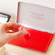 Deli 143*87 mm Metal Square Gran contabilidad financiera Especial Segunda plataforma de impresión en seco Impresión de papel Suministros financieros Suministros de oficina Red 9893 Plataforma de impresión