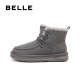 Belle bottes de snoi de loisirs en plein air Nouveau centre commercial d'hiver masculin Même bottes nord-est épaisses et chaudes 8pf01dd4 gris 43 (265 mm)