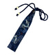 Männer langes Haar Dreadlocks gebunden mit Haarsträgern Altstil Hanfu Kopftuch wischt Stirnstreamer Tassel Retro Hong Kong Style Gurte Schwarzer Stil