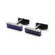 MONTBLANC Montblanc Steel/PVD Coating/Glass Cufflinks Black Blue 112930 Men's Gift