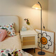 Erstes Konzept Falten Stehlampe ED postmoderne kreative Wohnzimmerlampe warme Atmosphäre Schlafzimmer Bettlampe Zhongshan Lampe O138 1396-Drei Farben-12W
