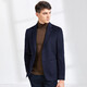 Antonio [Cashmere + Wool] Light luxury business wool suit jacket for men Blue M (170/88A)
