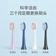 FLYCO electric toothbrush head compatible with model FT7105/FT7106/FT7205 TH01 romantic powder 1 pack