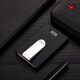 Danemark VanLemm Creative Shielding NFC Signal antivol Brossage RFID Paiement anti-flash Démagnétisation Banque Banque Carte Automatique Carte Box Clip de carte de visite Set Lettrage gratuit Black