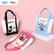 Disney bag women's bag mini canvas handbag cartoon canvas bag Judy blue and white commuter bag birthday gift for women