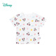 Disney Children's Clothing Boys 'T-Shirt Disney Baby Serie Cartoon Komfortable atmungsaktive kurzärmelige T-Shirt 212S1502 Weißer Hintergrund Reis 140