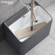 Haijiahua gray and white wash mop pool floor mop basin balcony bathroom ceramic mop pool mop pool mop pool pool H209 gray and white with mop rack + spray gun faucet