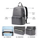 Adidas Backpack Backpack Male and Female Student School Bag Training Bag Casual Sports Bag Dark Gray