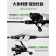 Dingzhen lure rod set pre-sale full set of double rod slightly fishing rod carbon long-range throwing rod sea rod full metal fishing reel fishing rod 1.8m gun handle green lure rod + left hand water droplet reel including fishing line and fake bait)