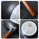 Cooking Dahuang Cooker King Cooking Dahuang Freing Pan Mai Fanshi Flaz de fondo plano Pango antiadherente Pancake de huevo frito Pot de carne frita Freing Multi-Función Pan universal de 24 cm Small V Frying Pan Ckn3524v Mai Fanshi No