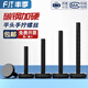 Fengshen GB835 Tête plate noire Vis à main folle zinc zinc grande tête vis à main m3M4M5M6M8M10mm M6 * 30 [10 pièces] Fer Noir zinc