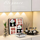 Zhang Xiaohua's shop cream wind panda living room decorative painting cartoon porch desktop decorative painting mural bedside hanging insisted ins