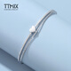 TTMIX fashionable platinum bracelet for women pt950 love platinum bracelet chain heart shape for girlfriend 7.3-7.5g 56mm