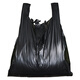 Large black plastic bag thickened vest bag clothing packing moving bag 100 pieces 65*88 thick