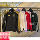
Adidas jacket men and women Clover retro striped casual soccer stand collar jacket JD9096 IY0055 deep indigo 1 it3878 one size s