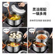 SUPOR steamer 304 stainless steel soup pot multi-bottomed household multi-functional large-capacity gas induction cooker universal high arch cover EZ28BS04丨 28cm
