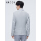 ERDOS Spring and Summer Urban Lightweight Series Bicycle Suit Men's Suit Single Breasted Jacket Wool Light Gray XL 180/100A