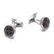 GLO-STORY cufflinks for men, French shirt cufflinks, dress, sleeve nails, gift box, MXK114040, silver