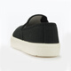 
MUJI (MUJI) is universal for men and women, not easy to get wet, lazy sneakers, small white shoes, canvas shoes, men's shoes, women's shoes, black 255mm / 41 size (size is larger and one size smaller)