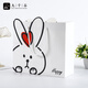Jiuqiangu gift bag handbag birthday gift children's creative cartoon gift box packaging bag small white rabbit style 5 pieces 3100