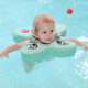 Water Dream Inflatable Swimming Underarm Ring is suitable for children aged 3 months to 3 years old, safe and stable, anti-rollover and anti-choking UU ring cartoon version (mint green)