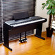 Yamaha (YAMAHA) electric piano DGX670 digital 88 key adult children's practice grade test heavy hammer electronic piano dgx660 upgrade model 670B black host + wooden rack + single pedal + gift bag
