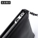 Aoyi men's handbag sheepskin handbag business genuine leather clutch envelope bag casual large capacity soft bag wallet black model large size [length 30 width 20.5 thickness 3.5 cm]
