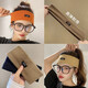 Haiyiduo Knitted Headband Sports Headband Winter Headband Headband Women's Fall and Winter Forehead Protector Warm Wool Headband Story Main Picture Two-piece Set